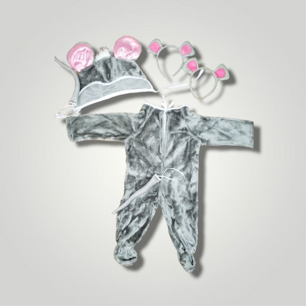 Adorable Gray Mouse Costume for Baby/Toddler 18 Months